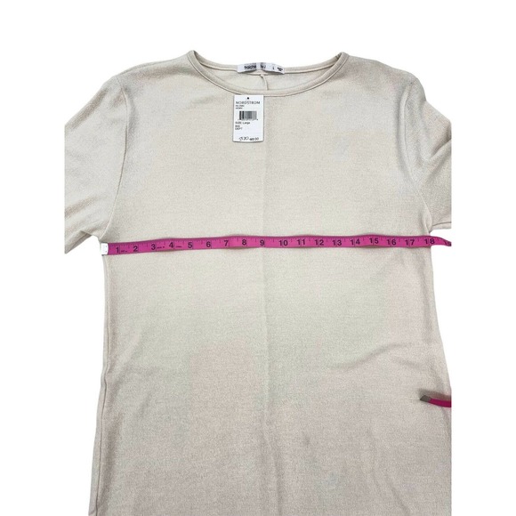 Fraiche By J In Ivory Long Sleeve Sweater Dress Size Large - Picture 4 of 10